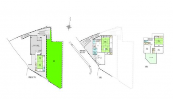 神戸市垂水区星が丘、土地の間取り画像です