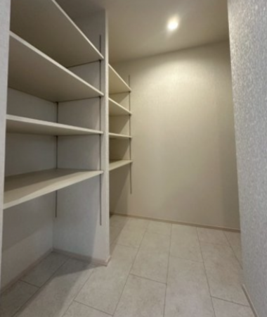 神戸市垂水区塩屋町、新築一戸建ての収納画像です