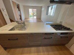 神戸市垂水区塩屋町、新築一戸建てのキッチン画像です