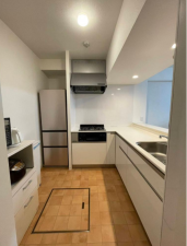 神戸市垂水区美山台、マンションのキッチン画像です