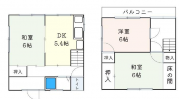 神戸市垂水区千代が丘、収益物件/住宅の間取り画像です