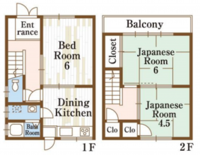 神戸市垂水区舞子台、収益物件/住宅の間取り画像です