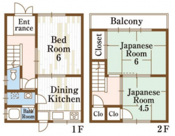神戸市垂水区舞子台、収益物件/住宅の間取り画像です