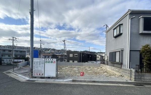 神戸市垂水区山手、新築一戸建ての外観画像です