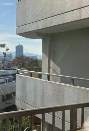 神戸市垂水区東垂水、収益物件/マンションのバルコニー画像です
