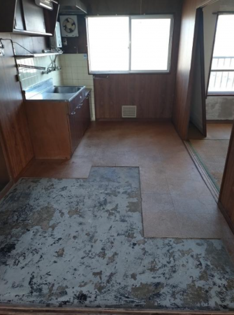 神戸市垂水区狩口台、マンションのキッチン画像です