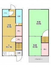 神戸市垂水区泉が丘、中古一戸建ての間取り画像です