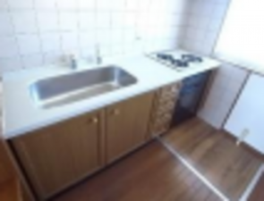 神戸市垂水区狩口台、マンションのキッチン画像です