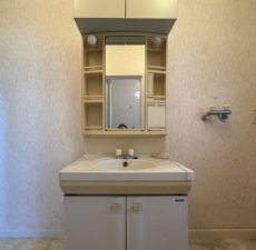 神戸市垂水区舞子坂、中古一戸建ての洗面画像です