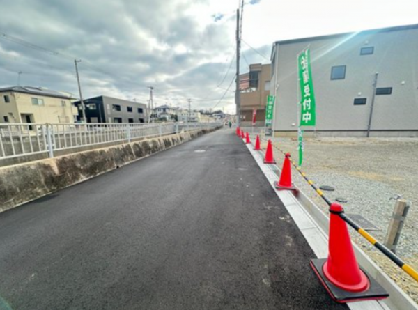 神戸市垂水区福田、新築一戸建ての外観画像です