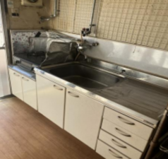 神戸市垂水区大町、マンションのキッチン画像です