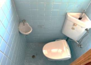 神戸市垂水区泉が丘、収益物件/住宅のトイレ画像です