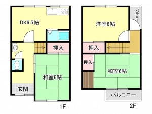 神戸市垂水区五色山、土地の間取り画像です