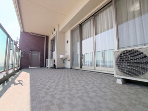 神戸市垂水区旭が丘、マンションのバルコニー画像です