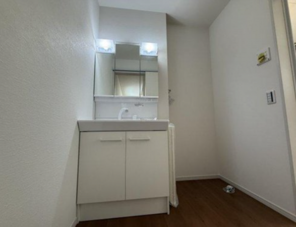 神戸市垂水区歌敷山、中古一戸建ての洗面画像です