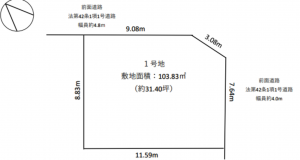 神戸市垂水区西舞子、新築一戸建ての間取り画像です