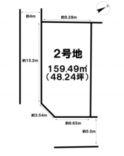神戸市垂水区星陵台、土地の間取り画像です