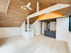 神戸市垂水区歌敷山、新築一戸建ての居間画像です