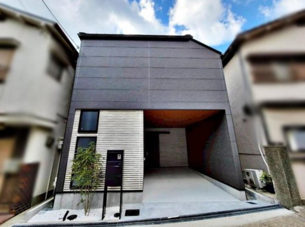 神戸市垂水区歌敷山、新築一戸建ての外観画像です