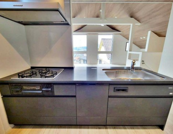 神戸市垂水区歌敷山、新築一戸建てのキッチン画像です