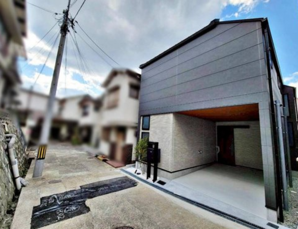 神戸市垂水区歌敷山、新築一戸建ての外観画像です