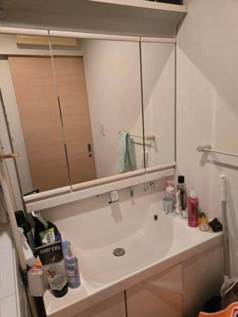 神戸市垂水区千代が丘、中古一戸建ての洗面画像です