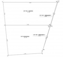 神戸市垂水区高丸、土地の間取り画像です