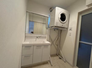 神戸市垂水区千鳥が丘、中古一戸建ての洗面画像です