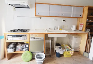 神戸市垂水区清水が丘、収益物件/マンションのキッチン画像です