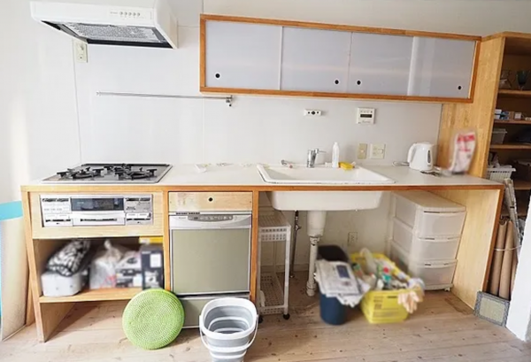 神戸市垂水区清水が丘、収益物件/マンションのキッチン画像です