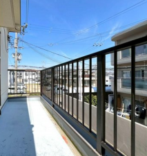 神戸市垂水区歌敷山、中古一戸建てのバルコニー画像です