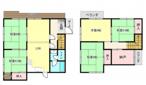 神戸市垂水区旭が丘、土地の間取り画像です