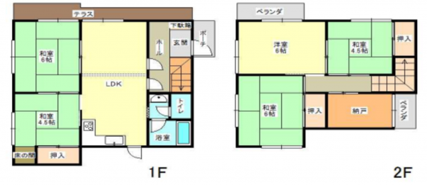 神戸市垂水区旭が丘、土地の間取り画像です