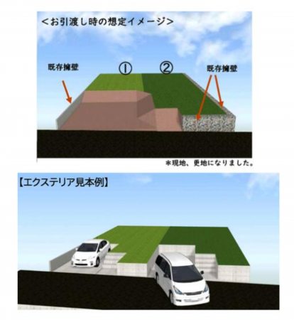 神戸市垂水区御霊町、土地の完成予想図（外観）画像です