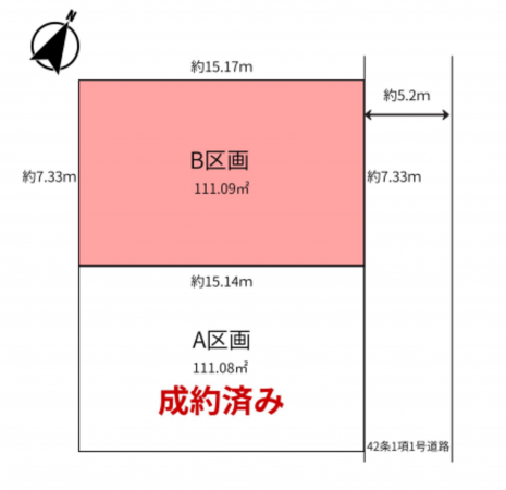 神戸市垂水区星陵台、土地の間取り画像です