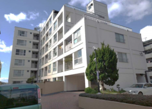 神戸市垂水区西舞子、マンションの外観画像です