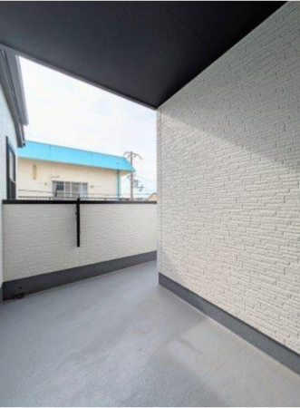 神戸市垂水区霞ケ丘、中古一戸建てのバルコニー画像です