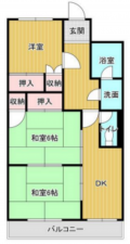 神戸市垂水区舞子坂、収益物件/住宅の間取り画像です