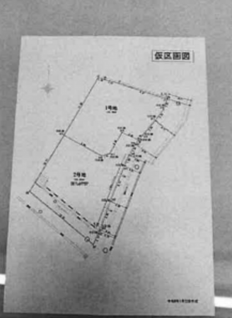 神戸市垂水区舞子台、土地の間取り画像です