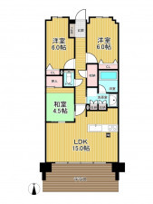 神戸市垂水区海岸通、マンションの間取り画像です