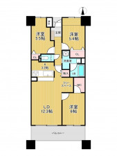 神戸市垂水区青山台、収益物件/マンションの間取り画像です