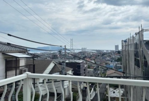 神戸市垂水区旭が丘、中古一戸建てのバルコニー画像です