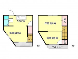 神戸市垂水区東垂水、収益物件/住宅の間取り画像です