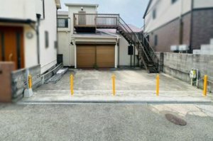 神戸市垂水区五色山、土地の駐車場画像です