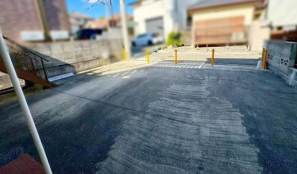 神戸市垂水区五色山、土地の駐車場画像です