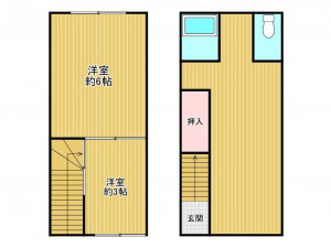 神戸市垂水区泉が丘、収益物件/住宅の間取り画像です