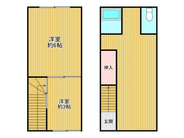 神戸市垂水区泉が丘、収益物件/住宅の間取り画像です