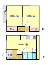 神戸市垂水区千鳥が丘、中古一戸建ての間取り画像です