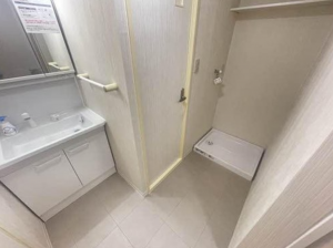 神戸市垂水区西舞子、収益物件/マンションの洗面画像です