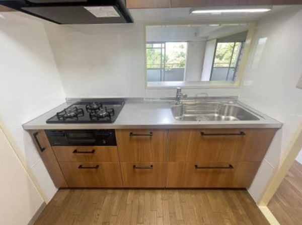 神戸市垂水区西舞子、収益物件/マンションのキッチン画像です